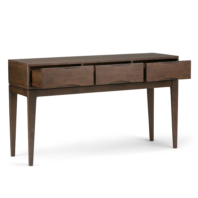 Simpli Home Harper 3-Drawer Console Table