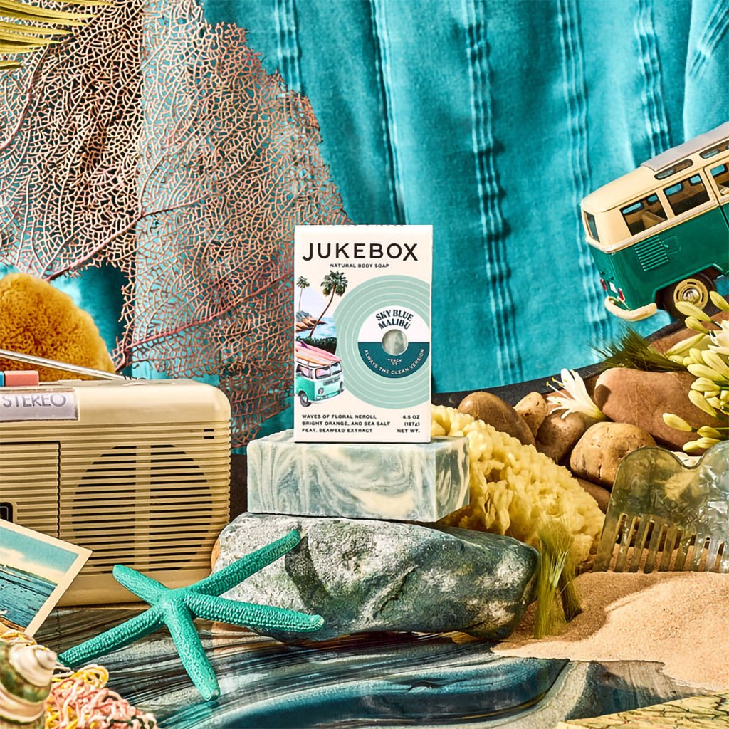 JUKEBOX  Bar Soap - Sky Blue Malibu