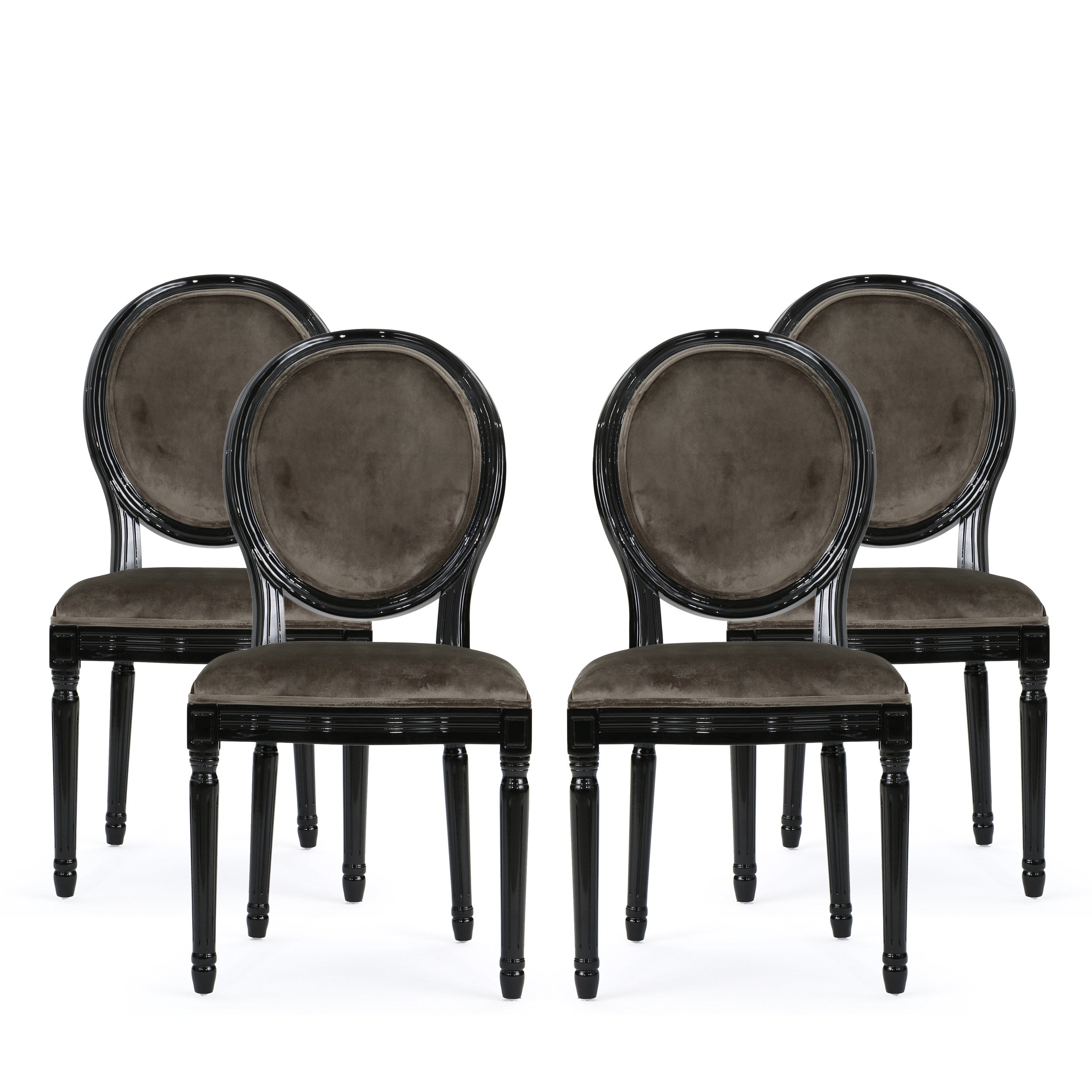 Lariya French Country Dining Chairs (Set of 4)