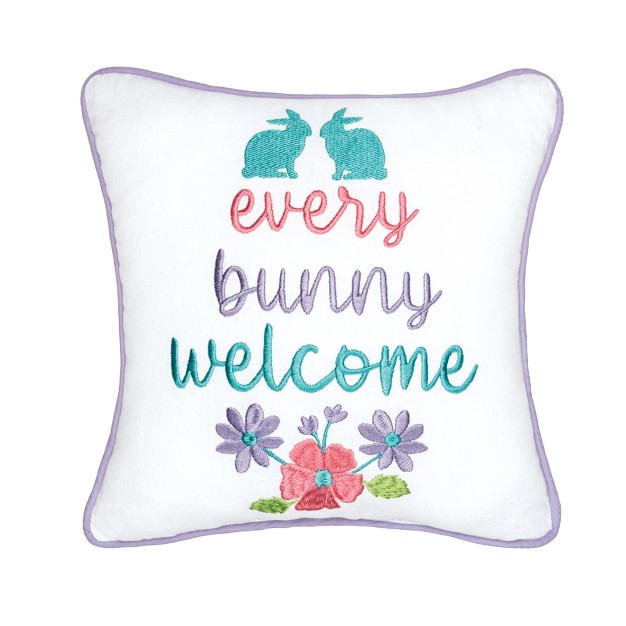 C amp f Home Every Bunny Welcome Pillow