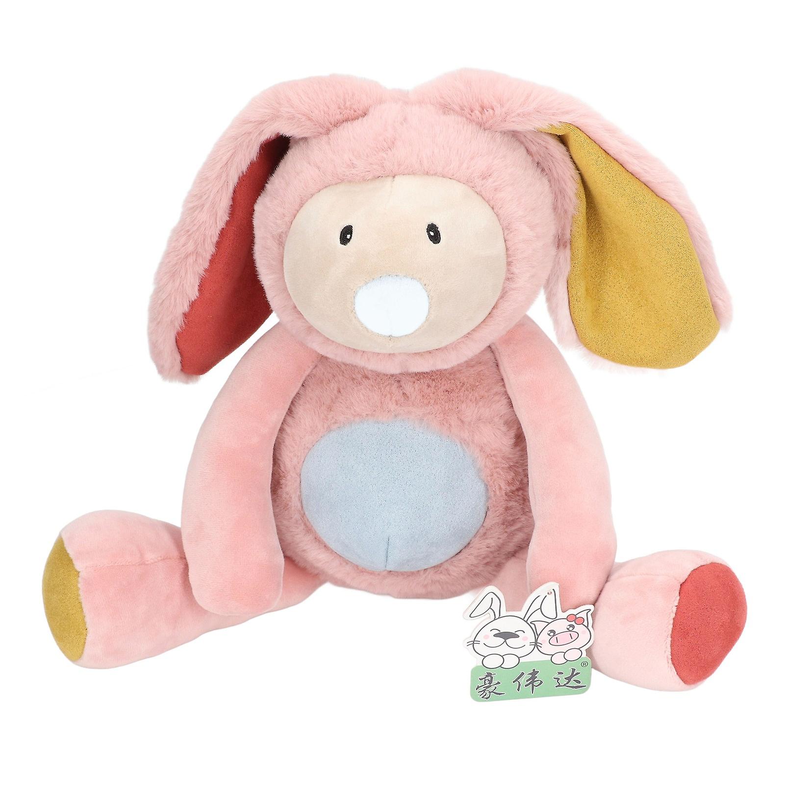 Plush Animal Toy Soft Washable Cute Kids Gift Stuffed Toy for Boys Girls Birthday Christmas Rabbit 38x19x11cm