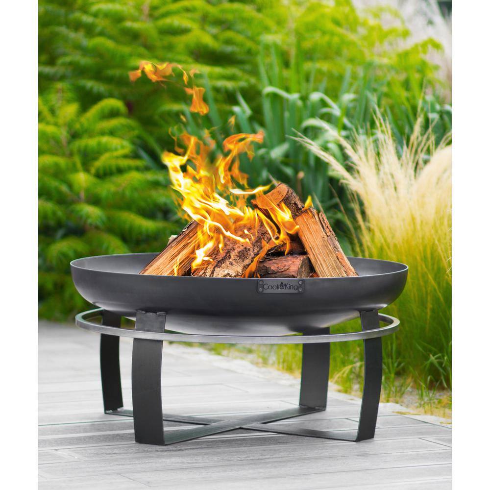 Good Directions Cook King 111260 Viking Fire Bowl 23.5 in. Dia Wood Burning Fire Pit 111260