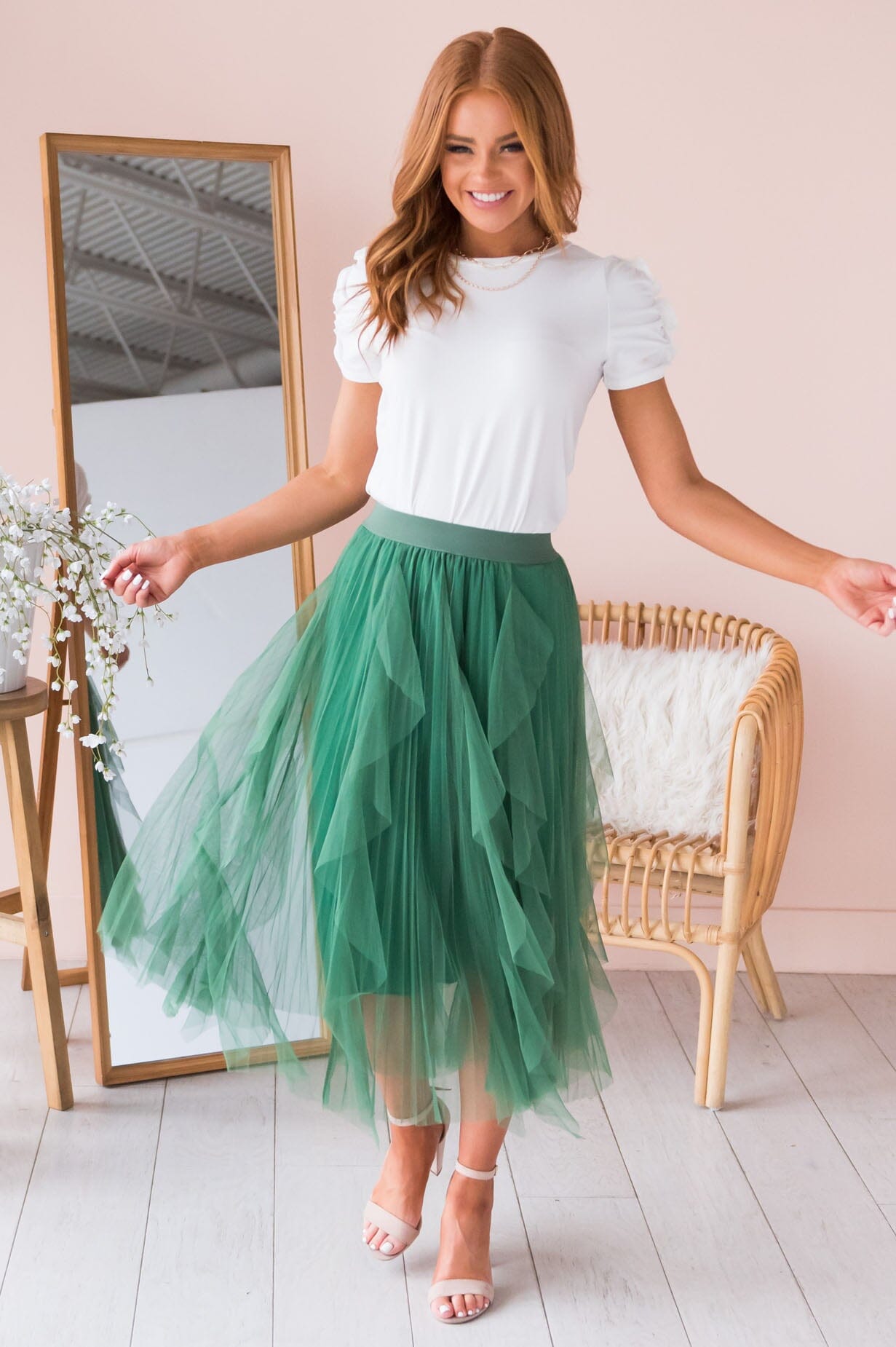 Far & Away Modest Tulle Skirt