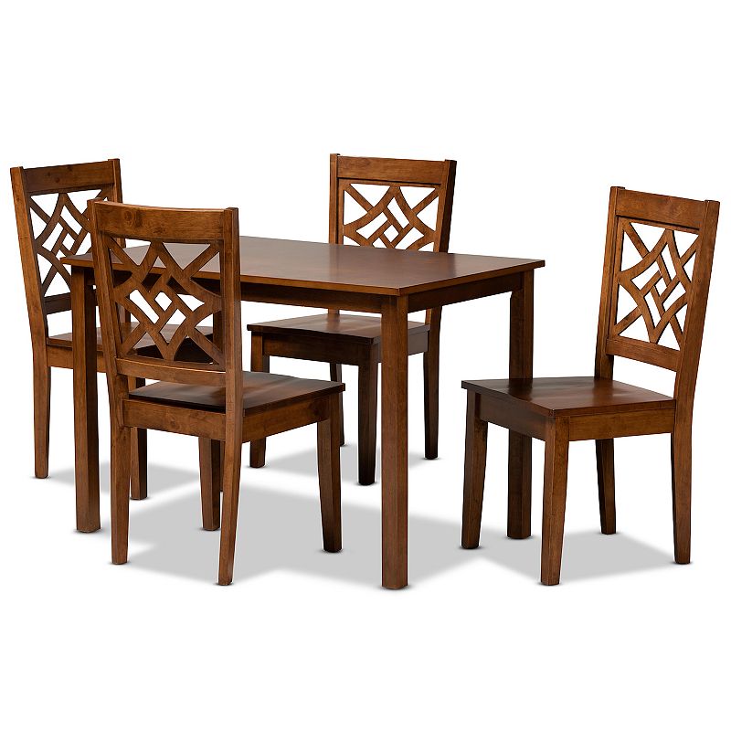 Baxton Studio Nicolette Dining 5-piece Set