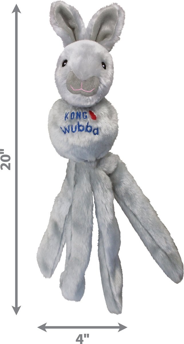 KONG Wubba Friend Dog Toy， Character Varies