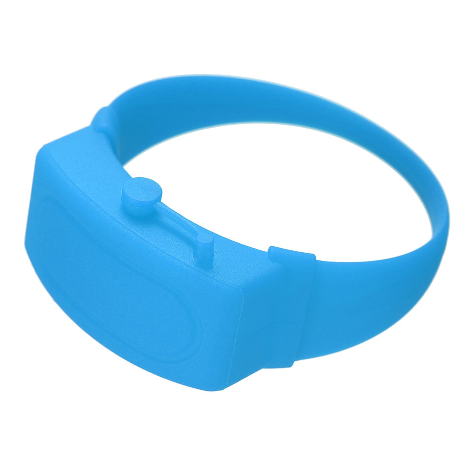 1 Silicone Bracelet 1 20ml Bottle Blue