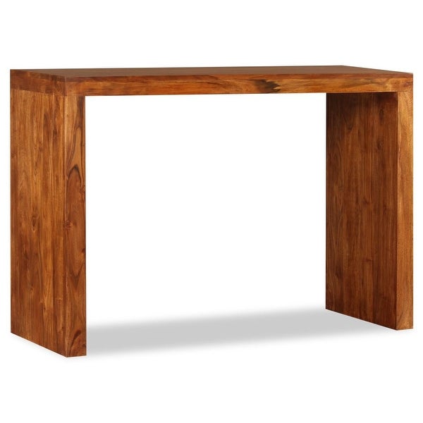 vidaXL Console Table Solid Wood with honey finish 43.3