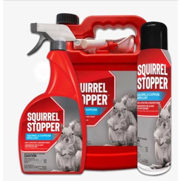 ANIMAL STOPPERS Squirrel Stopper Animal Repellent Gallon Ready-to-Use with Nested Sprayer SQ-U-128