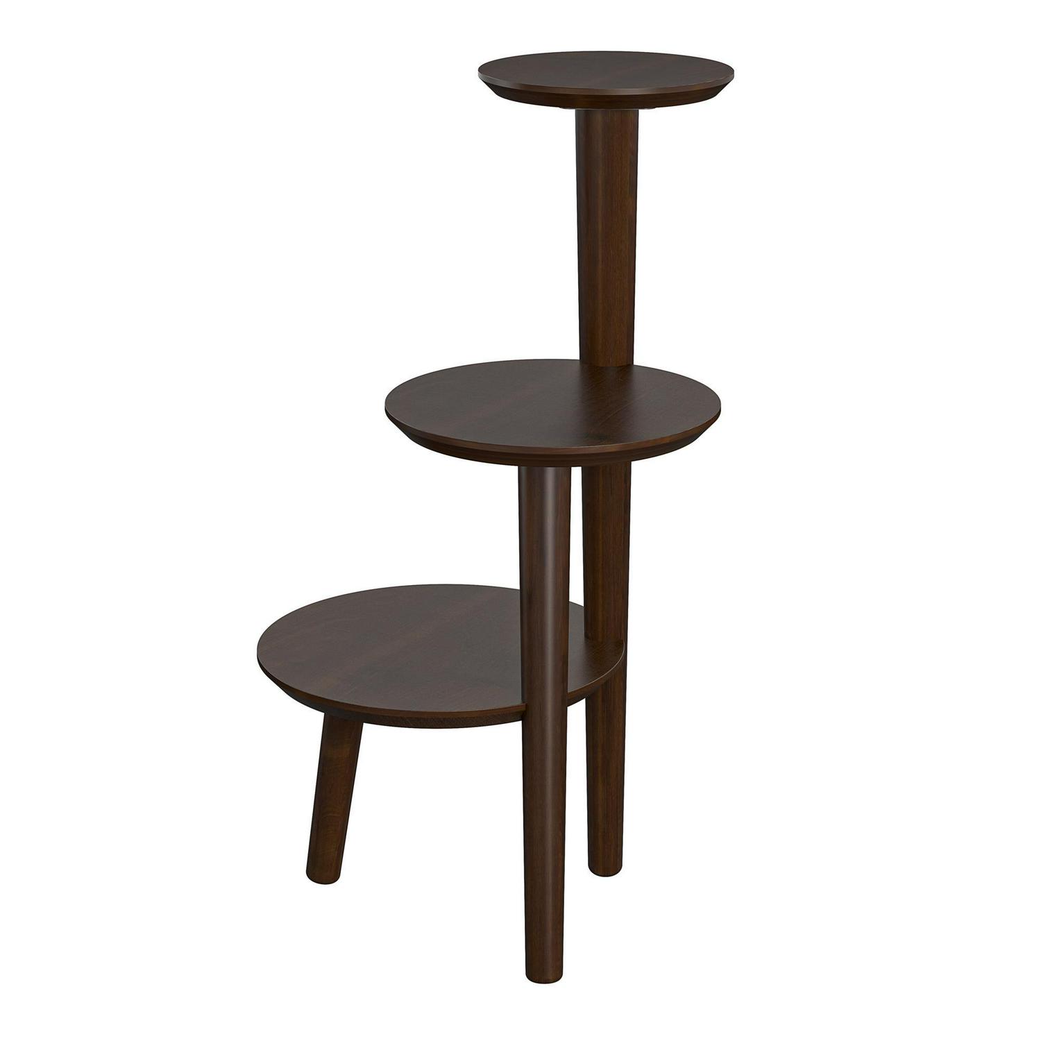 Novogratz Brittany Plant Stand， Walnut