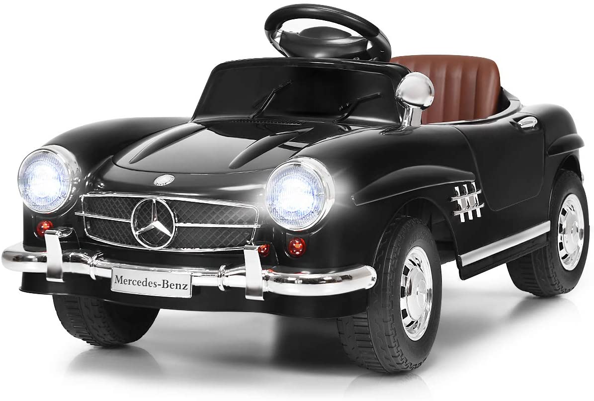 Licensed Mercedes Benz 300SL, 6V Electric Kids Vehicle with Manual/Parental Remote Control Modes