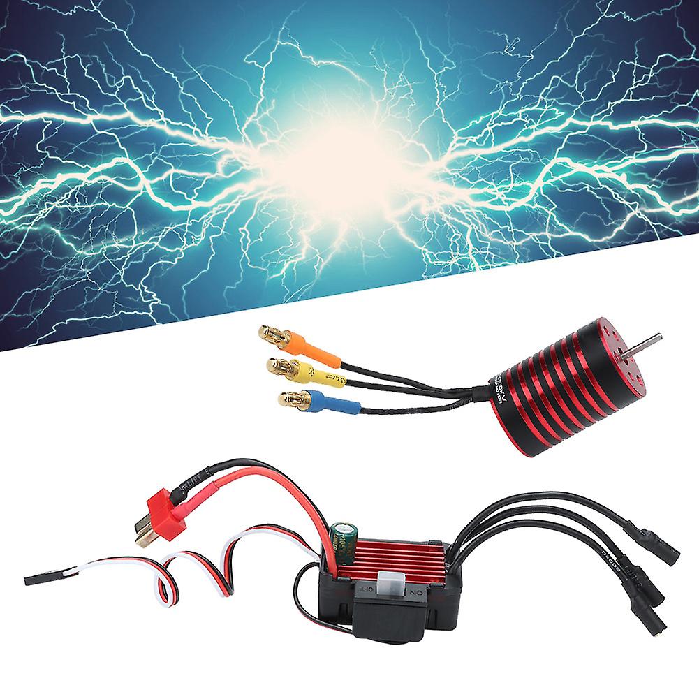 Gtskytenrc 2435 Brushless 4500kv Motor   25a Waterproof Esc For 1/16 1/18 Rc Car