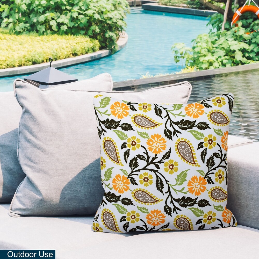 Indoor Outdoor Waterproof Throw Pillows 18''x18'' with Inserts for Your Patio Furniture  Chairs  Indoor Décor