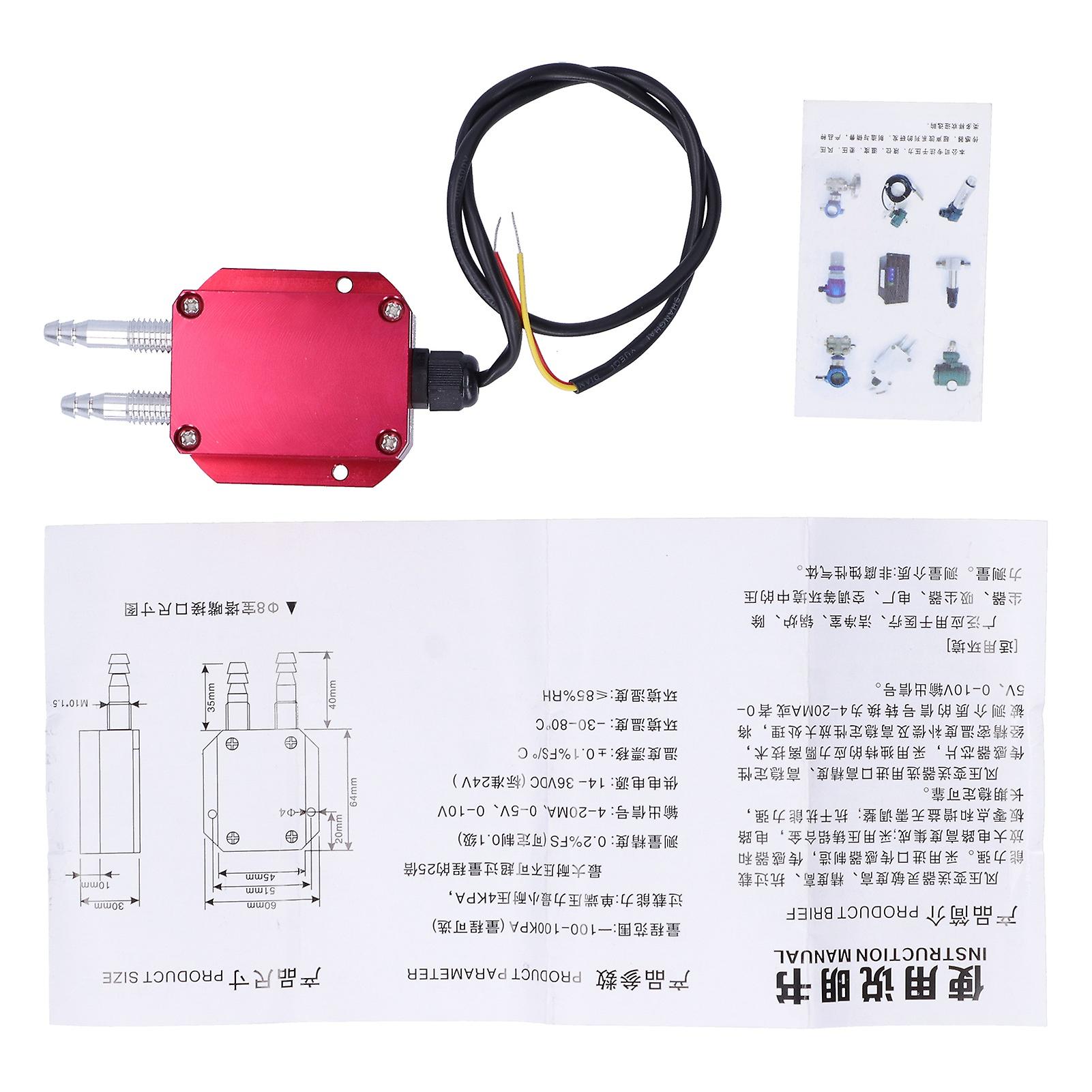 Highly Sensitive And Accurate Wind Pressure Transmitter Made Of Die-cast Aluminum Alloy With Strong Non-interference Ability [0-200pa]