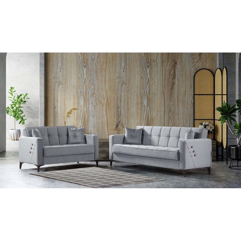 Renti 2 Pieces One Sofa One Loveseat Living Room Set