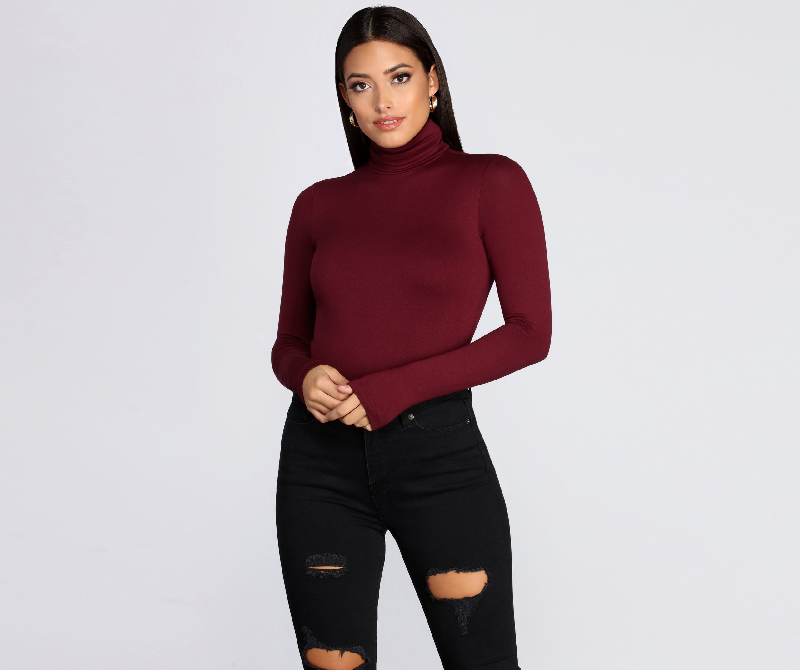 Soft Turtleneck Bodysuit