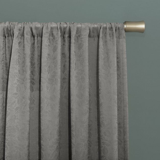 Subtle Foliage Recycled Fiber Sheer Curtain Panel Clean Window