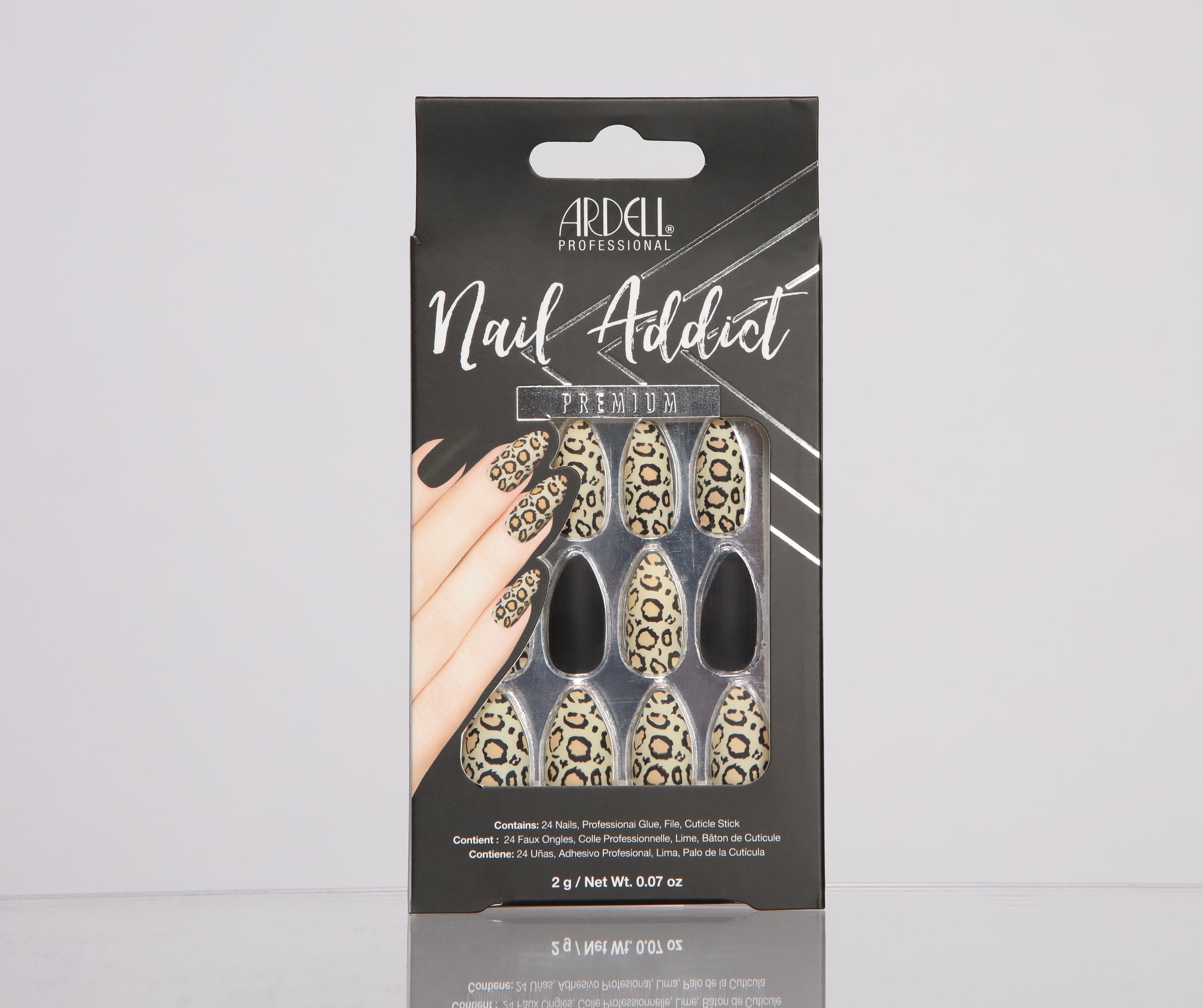 Ardell Nail Addict Leopard Print Press On Nails