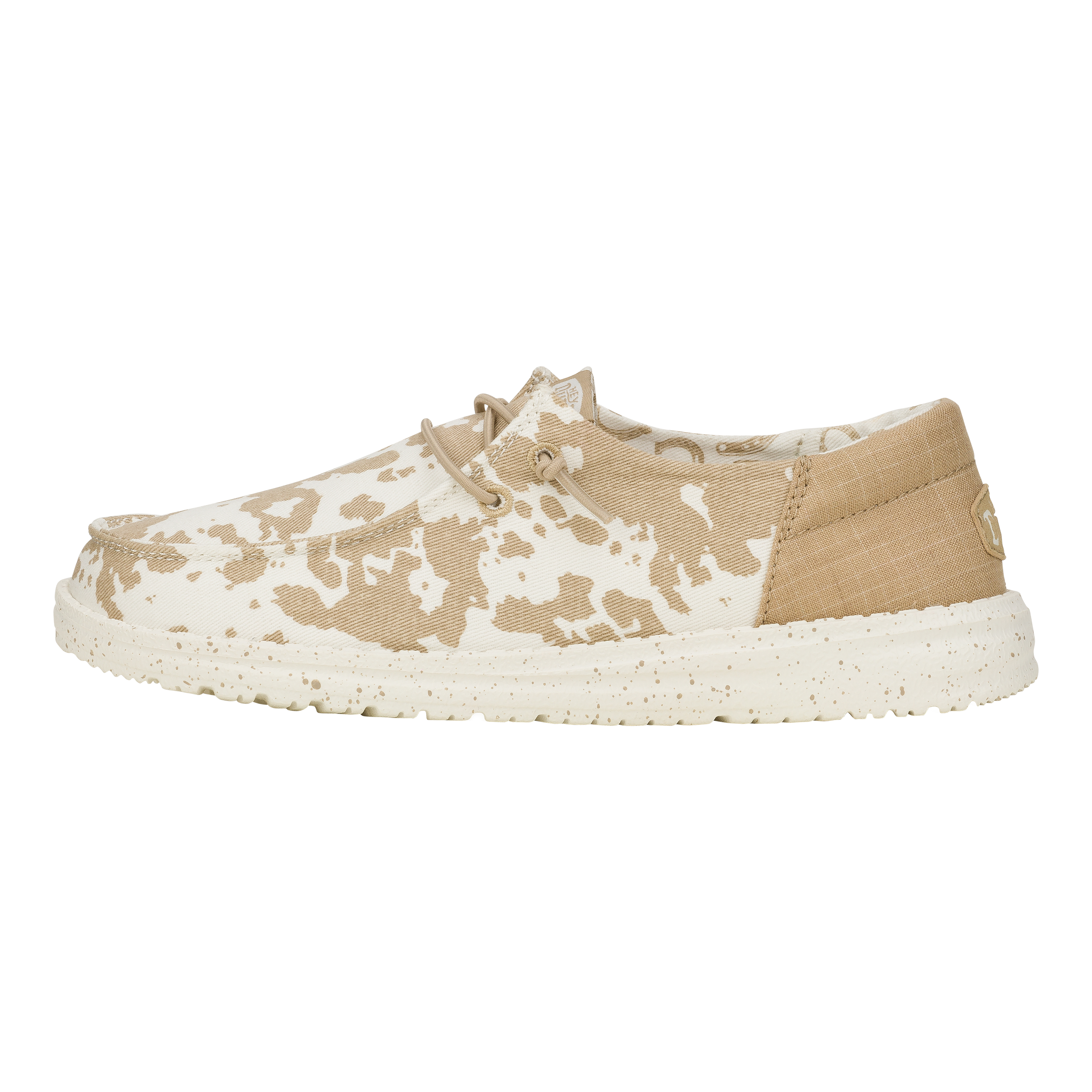Wendy Funk Cow - Tan/White