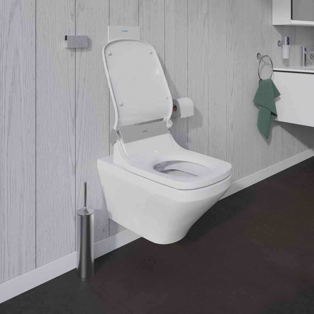 Duravit Starck Electric Bidet Seat For Elongated Toilet in White 610200001001300