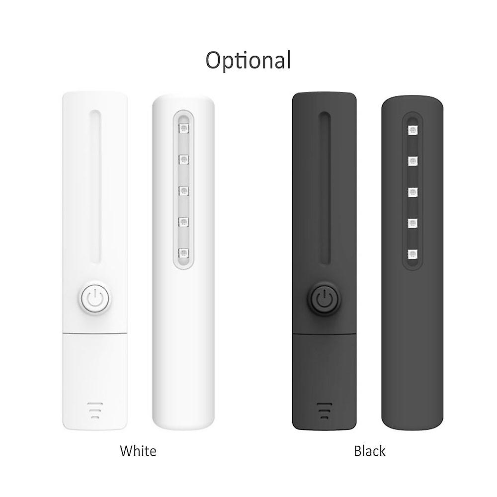 White Handheld Uv Lamp Battery Operated Ultraviolet Light Portable Uvc Led Light For Phone Glasses Keyboard Kids Toy Baby Products In Home Office Scho