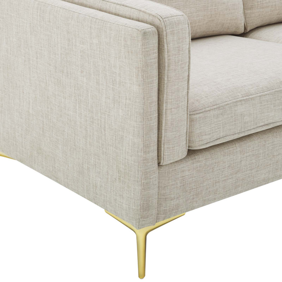 Kaiya Fabric Sofa   Midcentury   Sofas   by Modway  Houzz