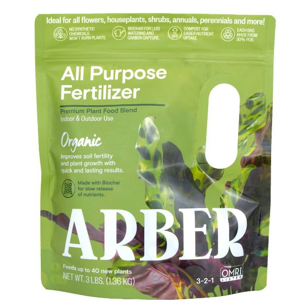 Arber Organic All purpose Fertilizer With Moisture Control 3lb