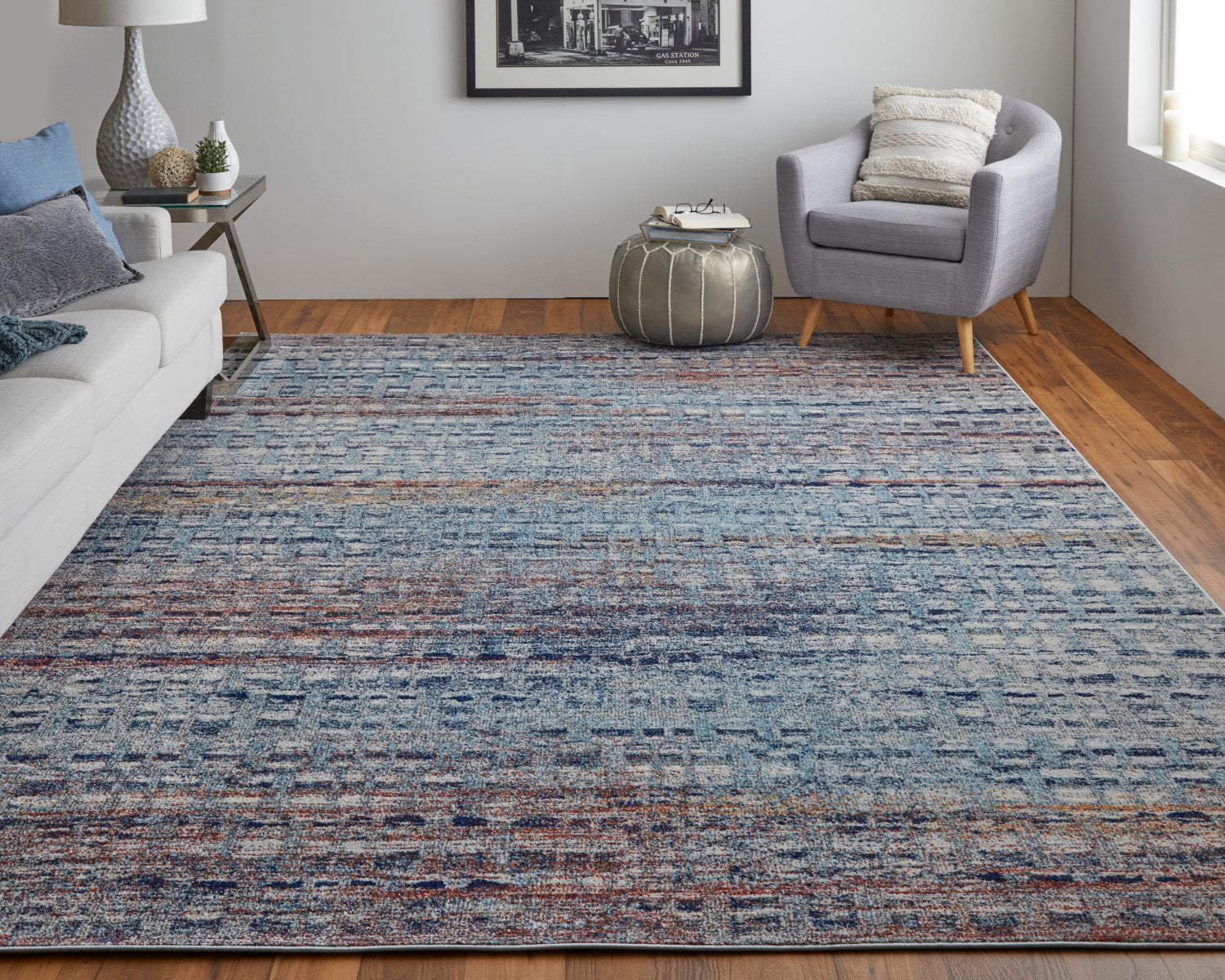 Adelmo Blue / Multi Rug