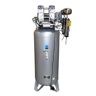 California Air Tools 60 Gal. Stationary Ultra Quiet Oil-Free 4.0 HP Electric Air Compressor with Air Drying System and Automatic Drain Valve 60040DCAD