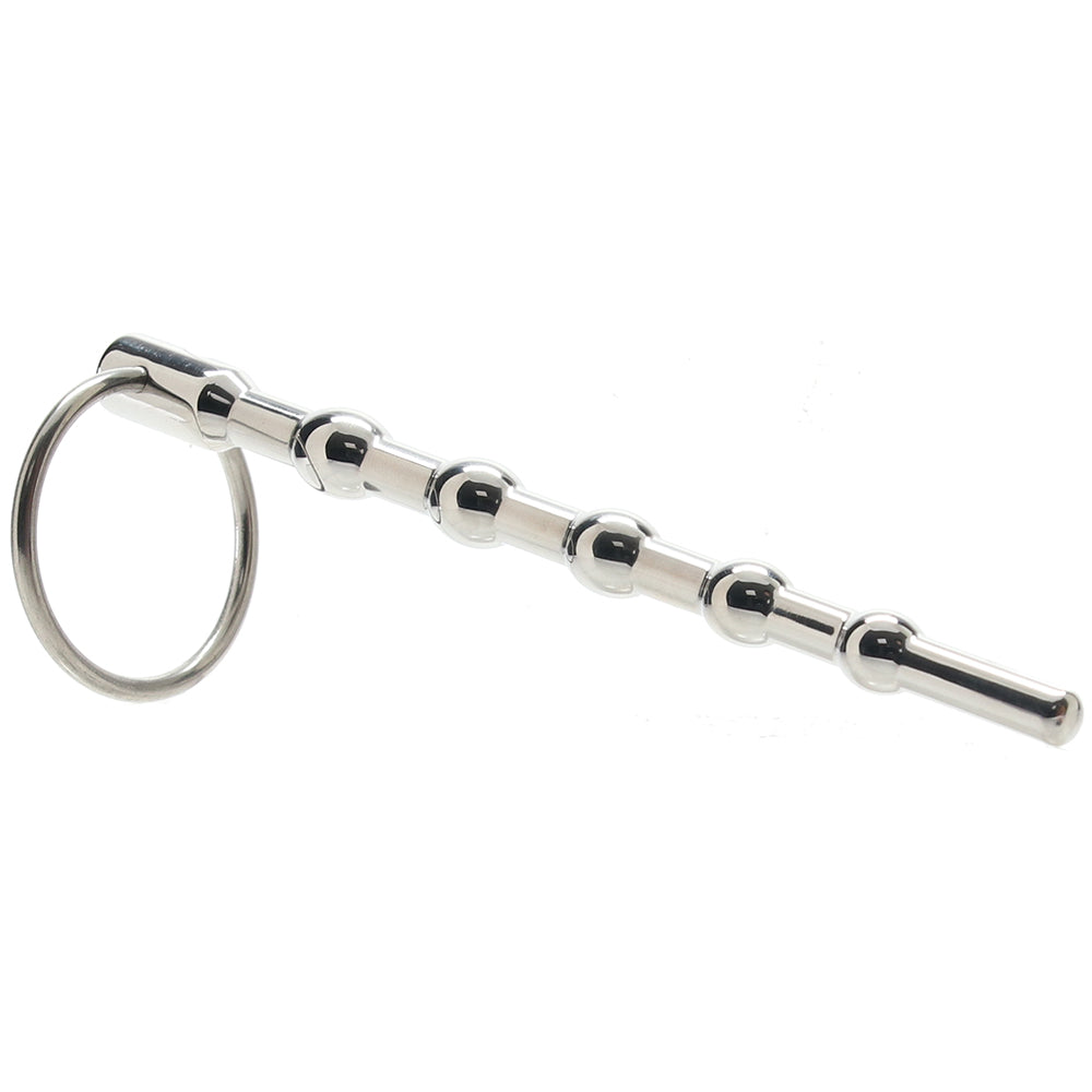 Blueline 4.5 Inch Stainless Steel Beaded Urethral Sound