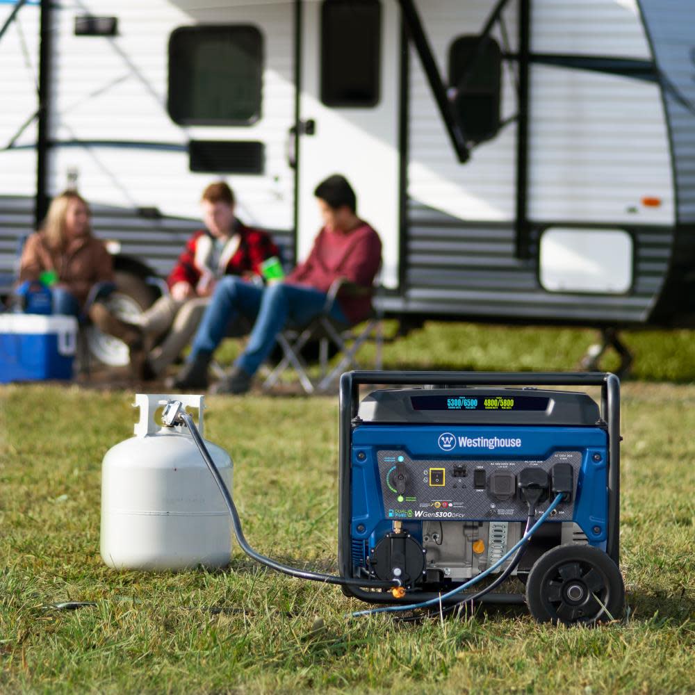 Westinghouse Dual Fuel Portable Generator with CO Sensor ;