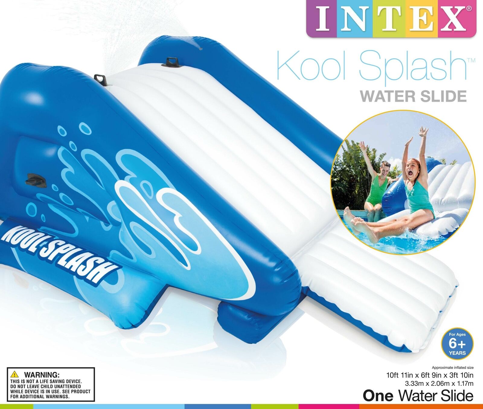 Intex 58849EP Kool Splash Inflatable Play Center Swimming Pool Water Slide