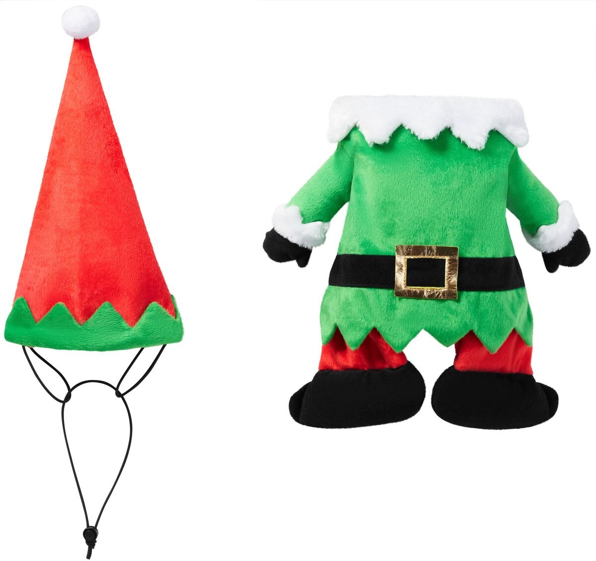 Frisco Front Walking Elf Dog and Cat Costume