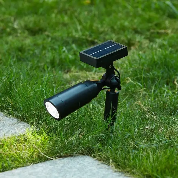 Solar Garden and Landscape 15LM Adjustable LED Spotlight