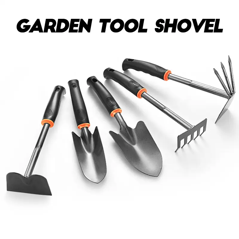 5 pieces transplanting trowel digger small plant out hand garden tools set