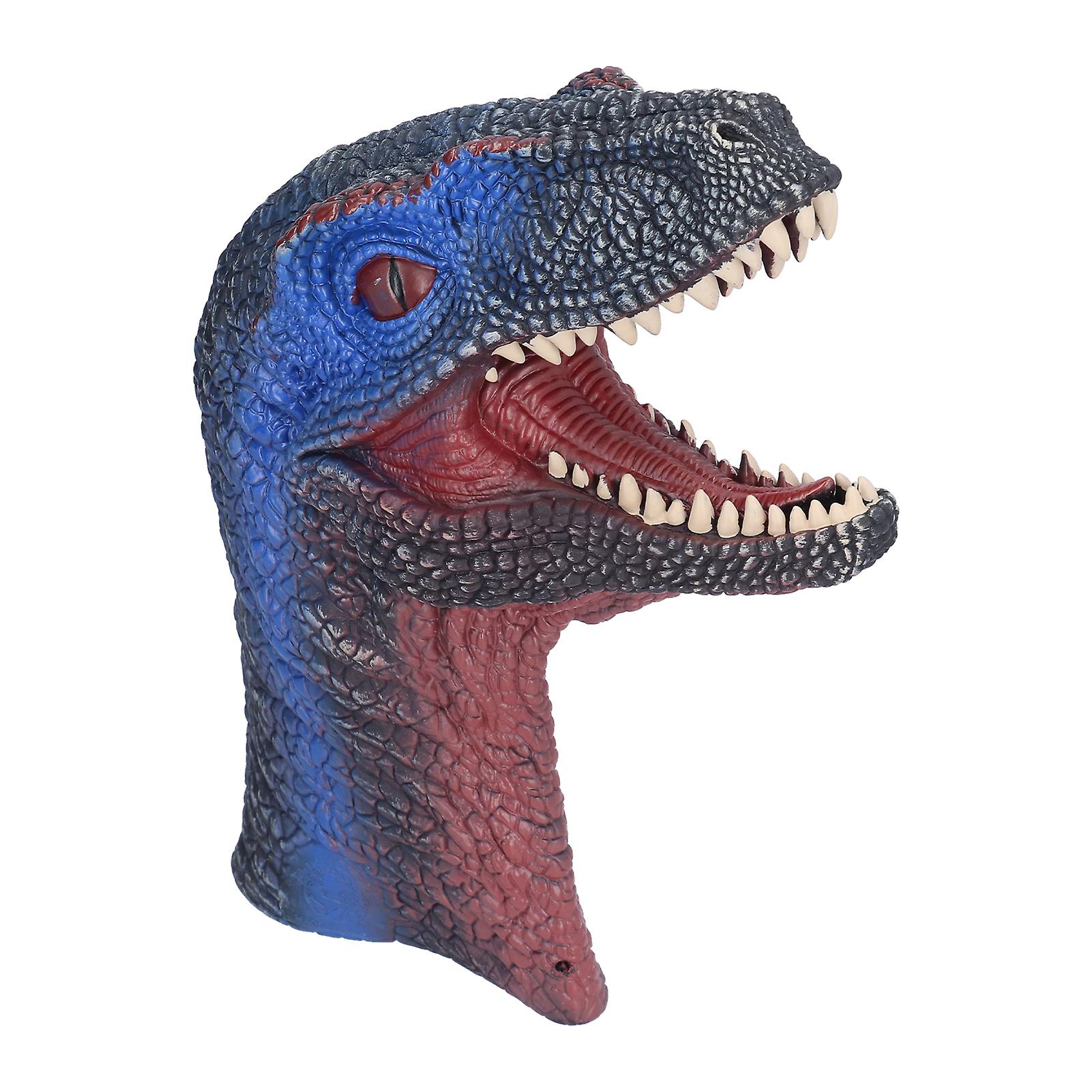 Dinosaur Hand Puppet Non Toxic Soft Rubber Interactive Dinosaur Puppet Toy For Children