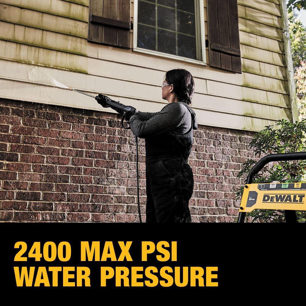 DEWALT Electric Pressure Washer 2400PSI 13Amp Electric Cold-Water DWPW2400 from DEWALT