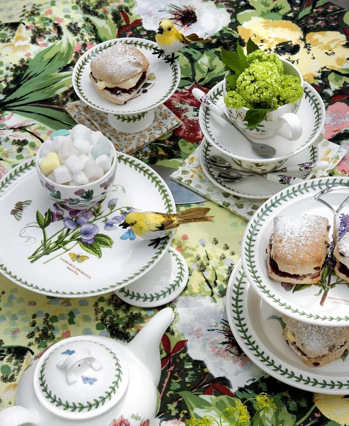 Portmeirion Dinnerware Botanic Garden Covered Sugar Bowl