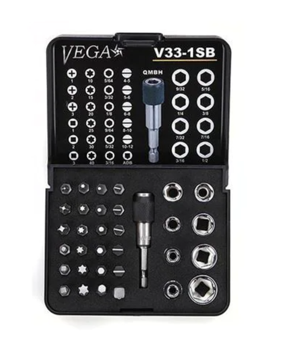 Vega Driver Bit and Socket Set 33pc ;