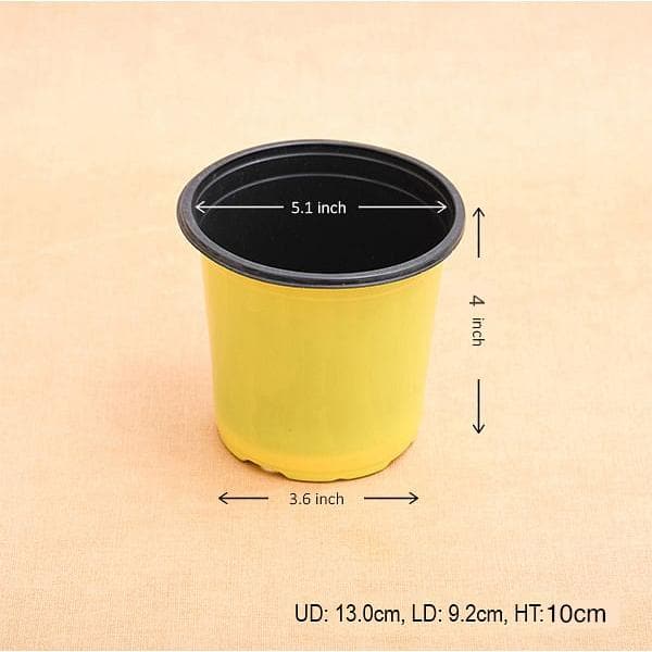 5.1 inch (13 cm) Round Plastic Thermoform Pot