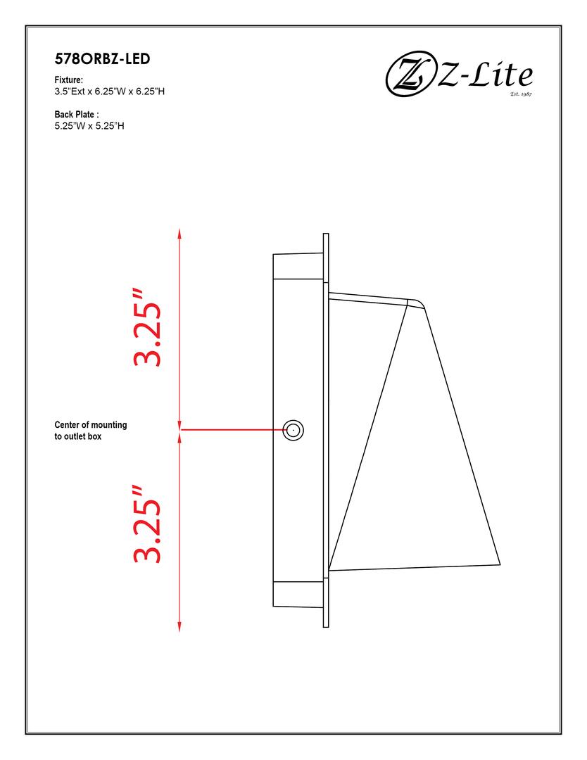 Z-Lite 578ORBZLED