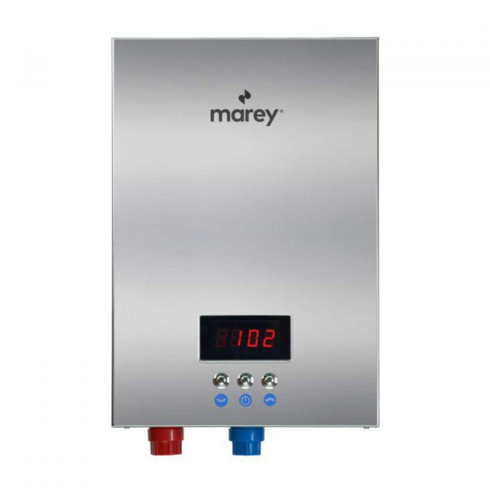 MAREY 24 KW 4.7 MAX GPM ETL Certified 240V Self-Modulating Residential Multiple Points of Use Tankless Electric Water Heater ECO240N