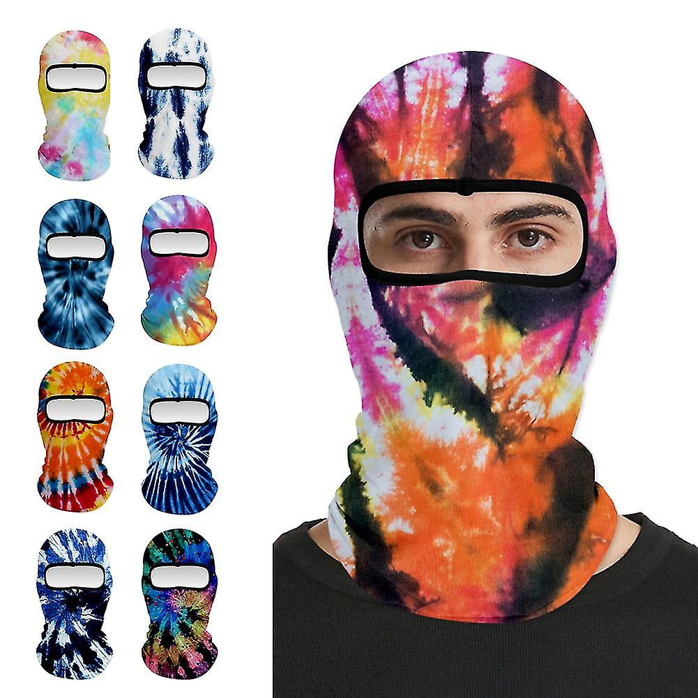 3d Printing Dust Proof Full Face Cover Milk Silk Neck Gaiter Cycling Balaclava