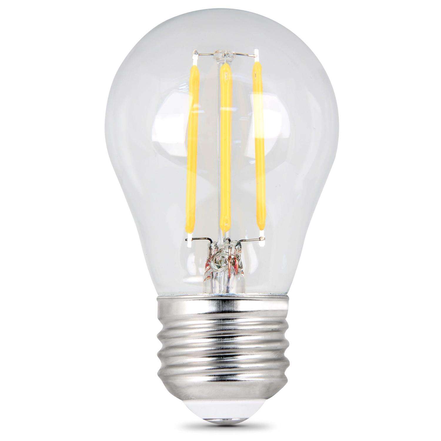 Feit A15 E26 (Medium) Filament LED Bulb Soft White 40 Watt Equivalence 1 pk