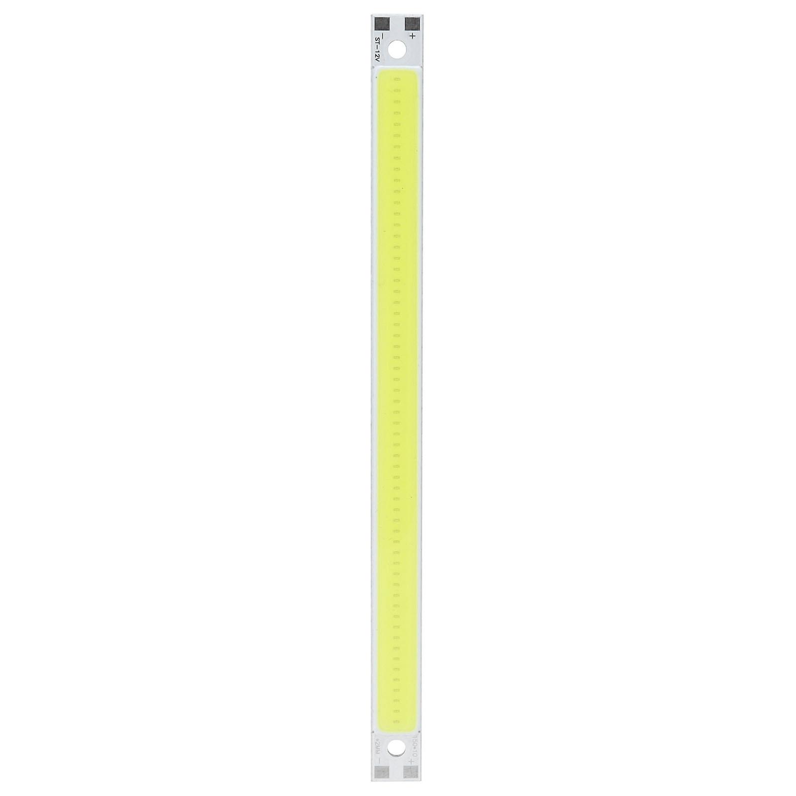 COB LED Lamp Chip 3000‑6500K 12‑14V 10W DIY Strip Shape Light Source Accessory 150x10mmPure White