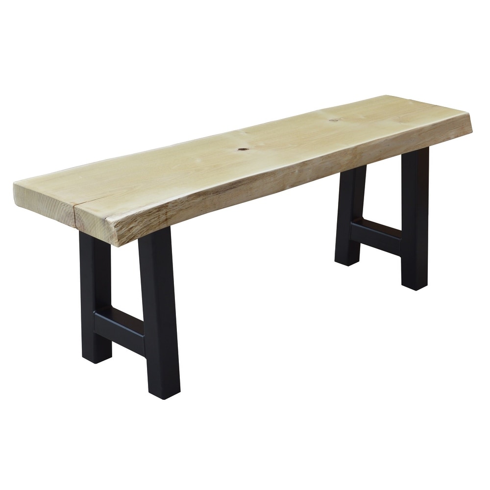 Live Edge Locust Wood Ridgemont Bench