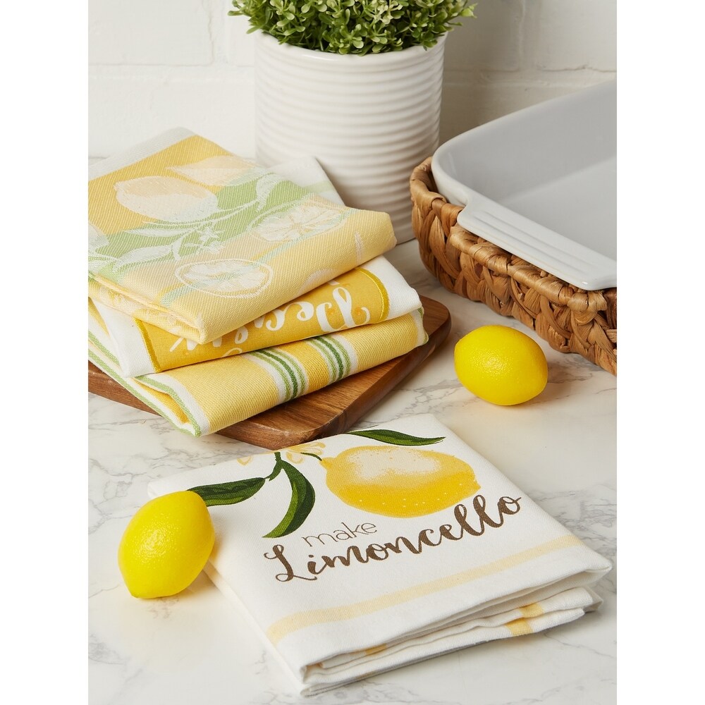 DII Lemon Bliss Kitchen Textiles  18x28\