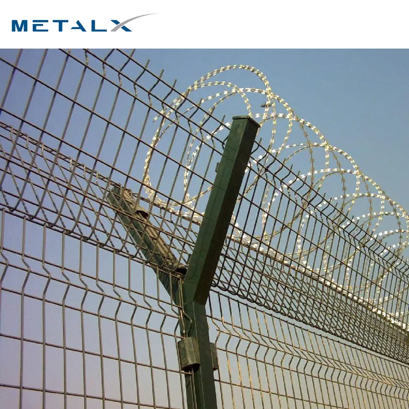 ISO 9001 high security airport wire fence metal airport panel fence with y post 358 mesh fence netting price