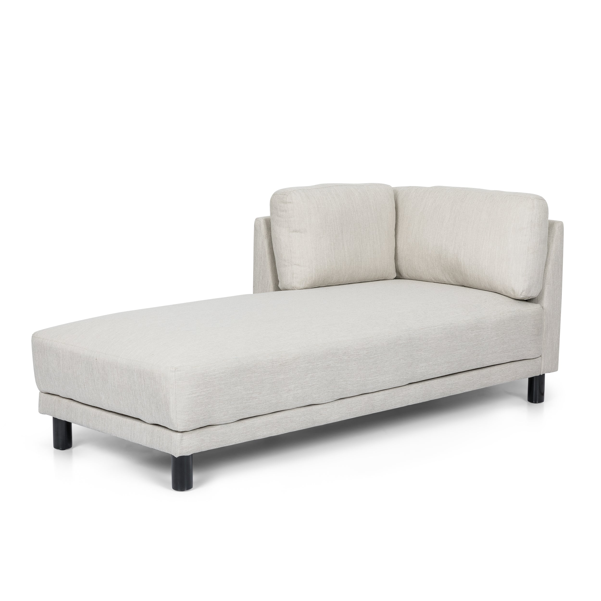 Wellston Contemporary Fabric Upholstered Chaise Lounge