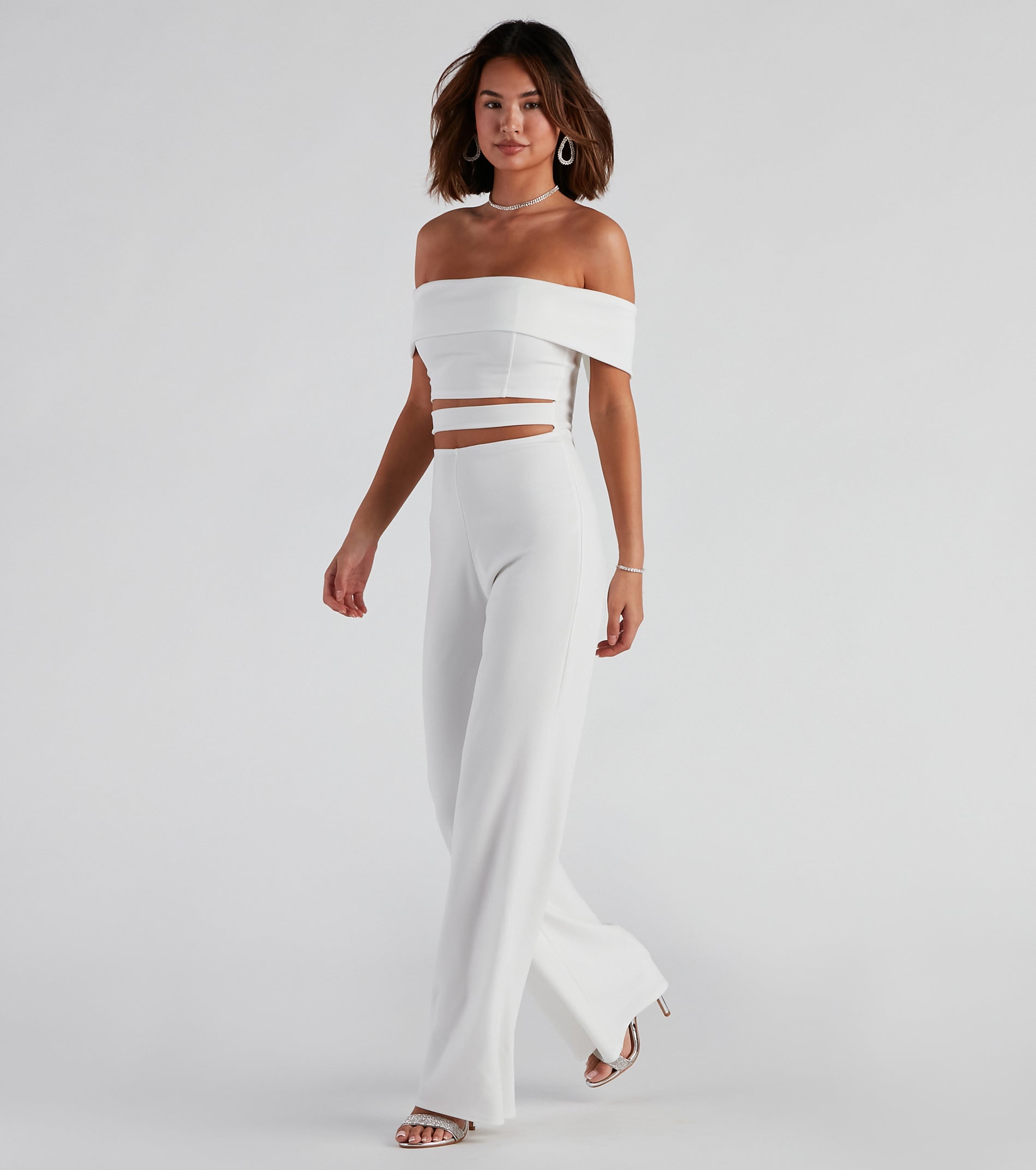 Elevated Style Off-The-Shoulder Jumpsuit