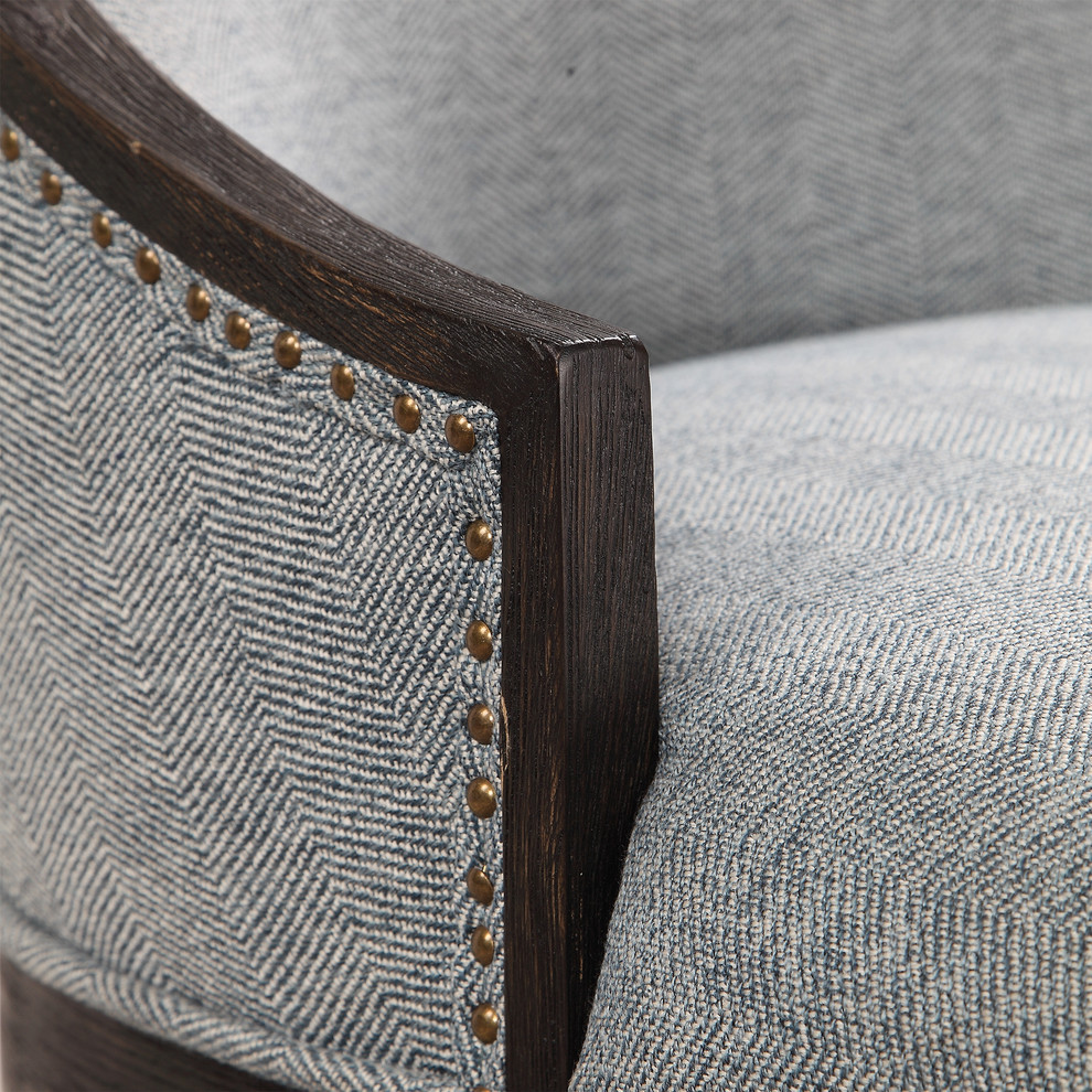 Janis Accent Chair   Transitional   Armchairs And Accent Chairs   by HedgeApple  Houzz